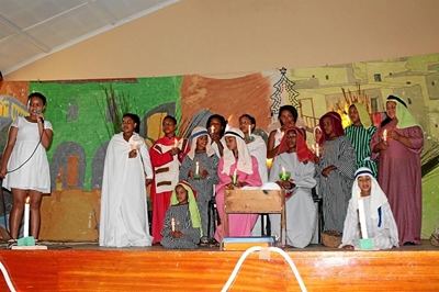 St Lukes-kinders hou Kersopvoering